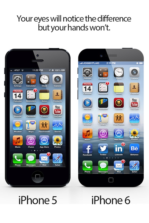el iphone 6 podría tener una pantalla de 5 pulgadas