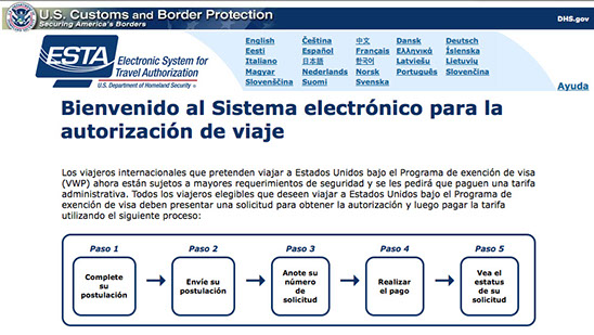 sistema electrónico para la activación del viaje