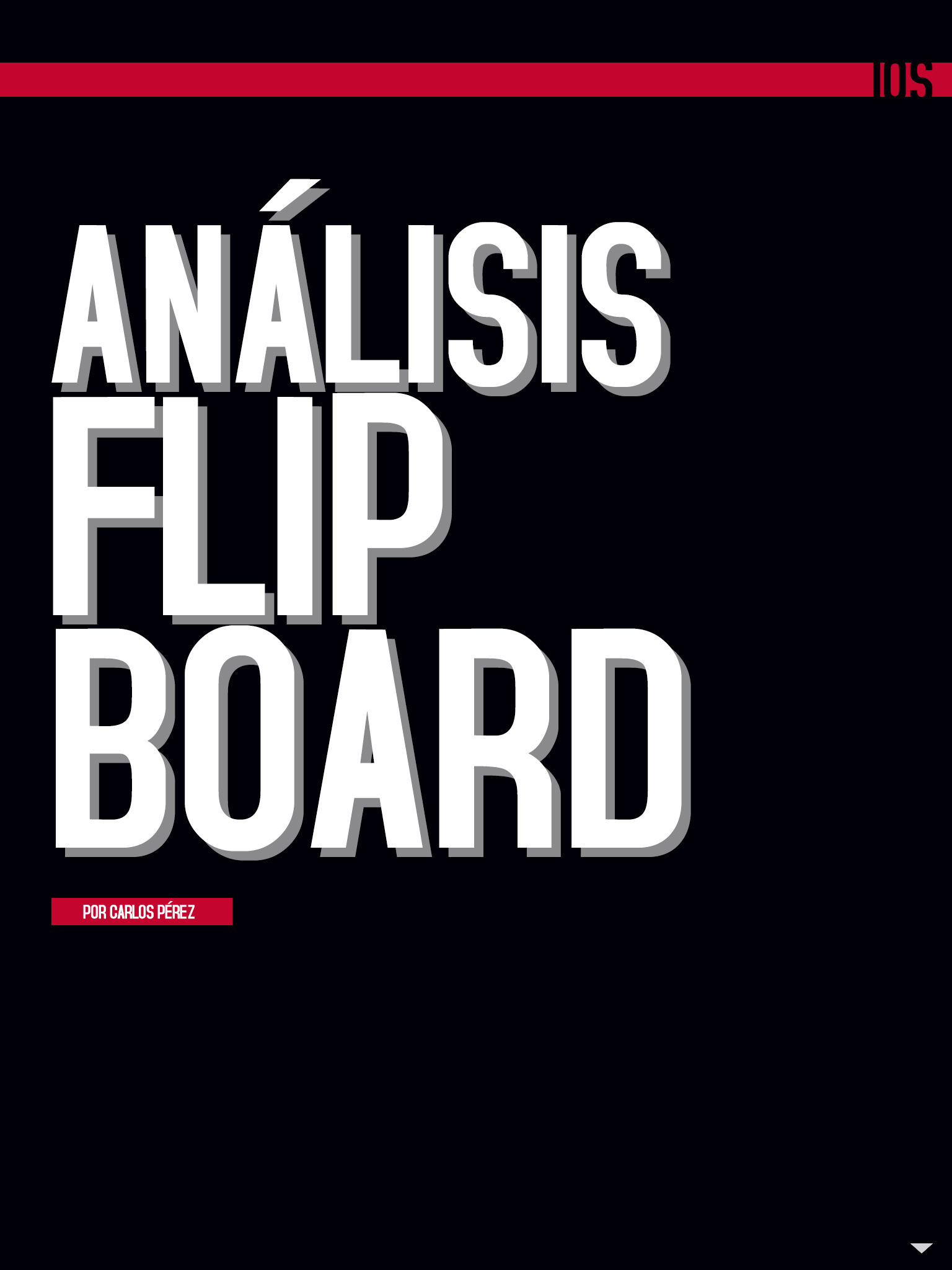 análisis flipboard. Continúa abajo el artículo