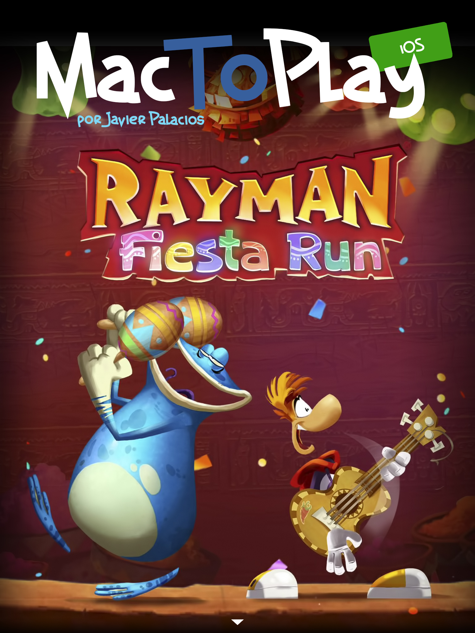 mactoplay ios: análisis sobre Rayman Fiesta Run. Continúa abajo el artículo