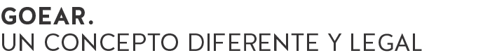 goear. un concepto diferente y legal