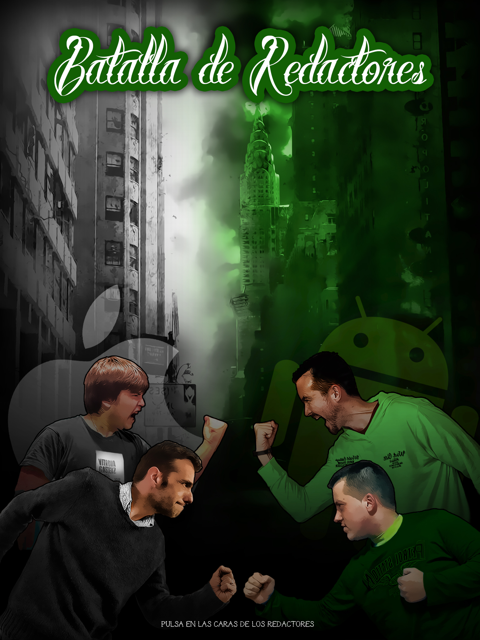 la batalla de los redactores, opinión del staff. Pulsa en las caras de los redactores para conocer su opinión