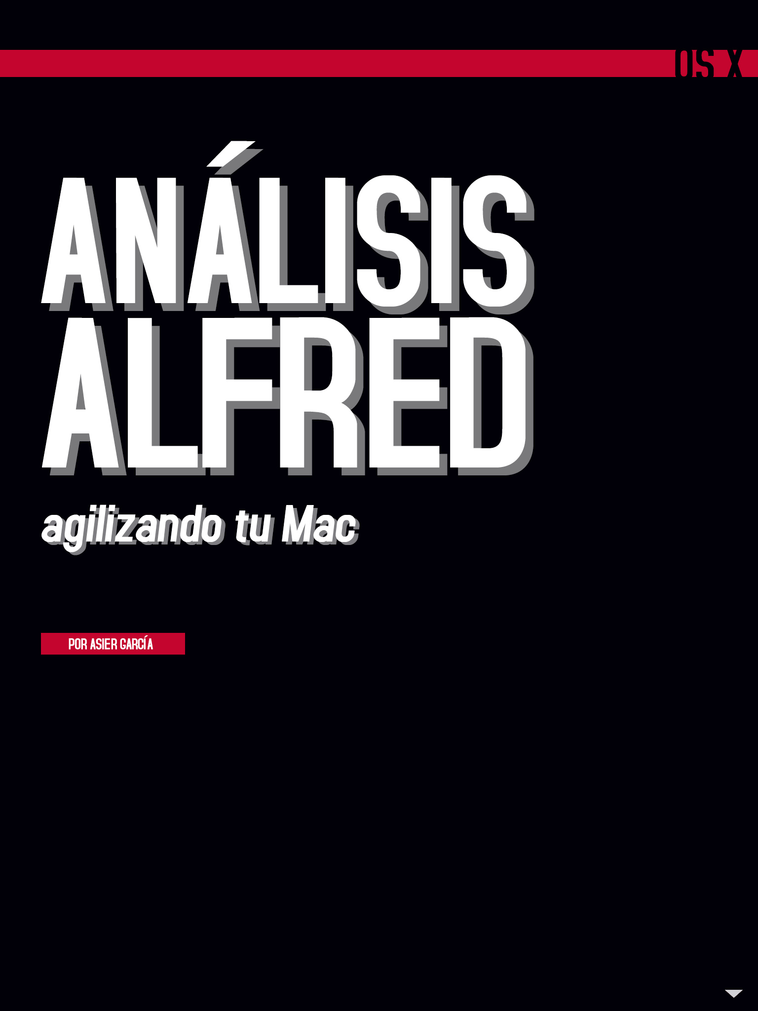 análisis alfred. Continúa el artículo abajo