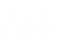 Su sistema SYNC nos permitirá sacarle el máximo partido a nuestro dispositivo de comunicación y entretenimiento