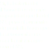 Sí, la batería del iPhone 6 es de más capacidad que la del 5S, pero el aumento de pantalla hace que la autonomía sea casi la misma que con el 5S.
