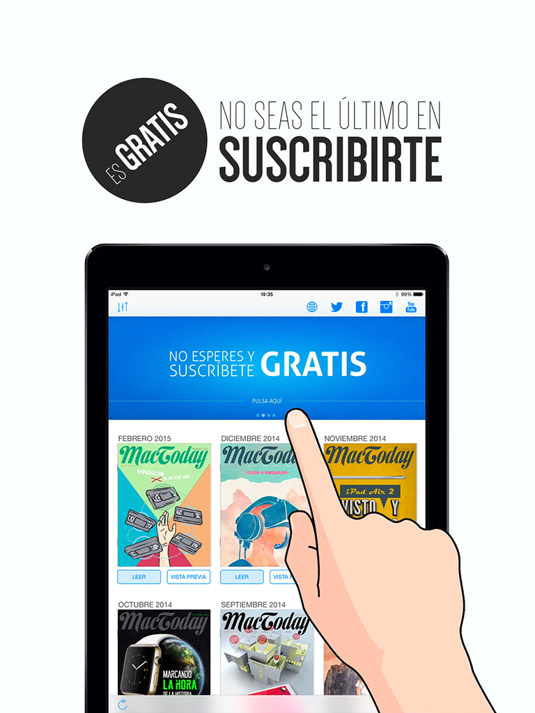 suscríbete gratuitamente a MacToday