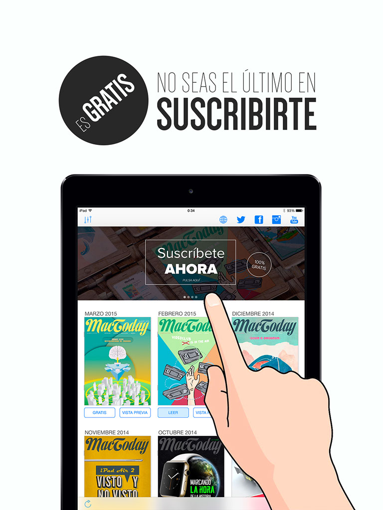 suscríbete gratuitamente a MacToday