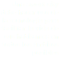 Una smart city debe hacer uso de la tecnología para facilitar la vida de sus habitantes en todos los ámbitos posibles