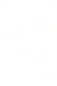 El Ayuntamiento de Madrid ha realizado una apuesta por la optimización de los servicios públicos. Por la gestión y la conectividad de estos con el ciudadano