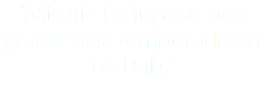 “Mirotic ha jugado una grandísima temporada en los Bulls”