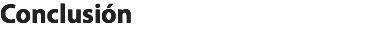 Conclusión
