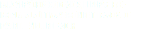 Para ver vídeos 360 grados, deberás tener instalada la última versión de tu navegador favorito en el ordenador