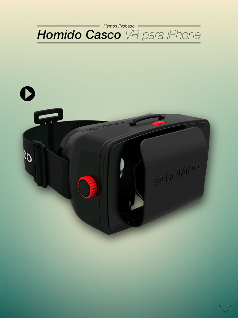 Hemos probado: Homido casco de realidad virtual para iPhone. Continúa abajo el análisis