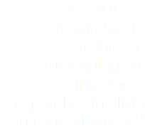 "En 2013 se respiraba un ambiente "rumorológico" distinto: se esperaba un alivio en modo low-cost"