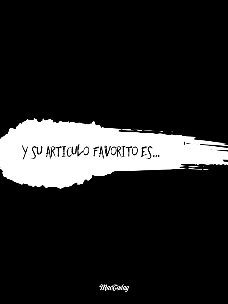 y su artículo favorito es... pasa de página
